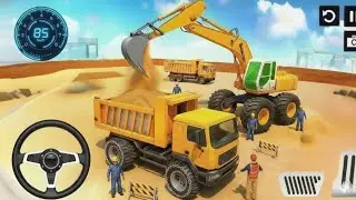 👷City Road Construction Simulator 3D 🚧 | Heavy Excavator & Truck (Android Gameplay)