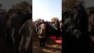 Joyous Funeral in South Africa But No Social Distancing