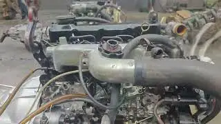 Nissan QD32 diesel engine with 4x4 gearbox for truck