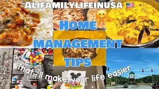 Home 🏡Management Tips That&rdquo;ll Make Your Life Easier||Meal Planning-easy recipe||Alifamilylifeinusa🇺🇸