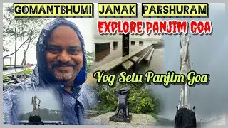 Yog setu॥statue of gomantbhumi janak parshuram #amitvengurlekarvlogs #yogsetu#parshuram #travel #goa