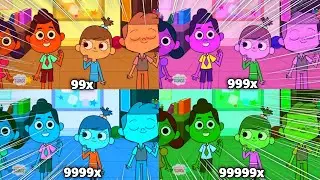 Super Simple Songs Make A Circle Theme Intro Boost Up at 999999x Speed ​​Klasky Csupo Effects!