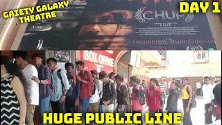 Chup Movie Huge Public Line Day 1