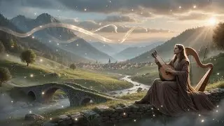 Dreamy Medieval Fantasy Ambience | Harp, Lute & Flute (Soothing Cinematic Escape) Traveller Song