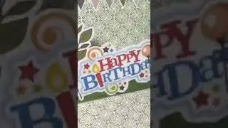 BIRTHDAY POP-UP CARD #birthdaycard #handmade #shorts