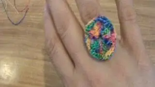 COMO TEJER FLORECITA CIRCULAR ADORNO ANILLO GANCHILLO CROCHET
