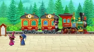 train animal cartoon | animal train cartoon video | game video | Gamingbhimji