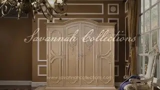 French Furniture Armoire by Savannah Collections - E.J Victor