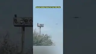 14 Drones Attacked&mdash;Russian Troops Defend Train!