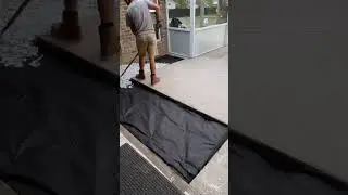 Installing Marble Rock!! #marble #rock #landscape #hardwork #gold #shorts #youtubeshorts #youtube