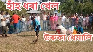 হাঁহ ধৰা খেল উৰুকা  ধেমালি #nothingimposibleinthisworld 