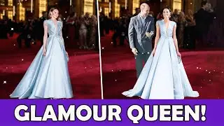 OMG! Catherine DAZZLES the World In Mesmerizing Glittering Blue Gown At Black-tie Gala Dinner