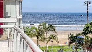 🏖️ Apartamento Pé na Areia à Venda no Centro de Bertioga | Vista do Mar 🌊