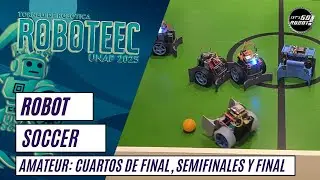 Robot Soccer Amateur: Cuartos, Semifinales y Final - ROBOTEEC UNAP 2025 (Puno, Perú)