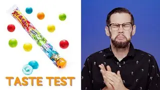 Nitro Sour Liquid Center Gumballs Taste Test