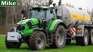 2020 | Deutz Fahr 6215 TTV + 15m³ Veenhuis | Gülle Fahren | Slurry Injection | Schöppingen.