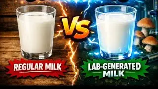 Regular Milk vs Lab-Grown Milk (No Cows?!)