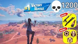 1200 Eliminations in 12 Hours Solo Vs Squads Zero Build Gameplay (NEW Fortnite Chapter 5 Season3)