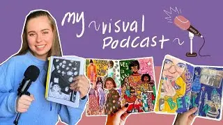 How to Make a Visual Podcast! | My Visual Art Pod + Canva Thumbnail Tutorial (+ no photoshop method)