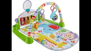 Fisher-Price Deluxe Kick 'n Play Piano Gym, Green, Gender Neutral #Shorts