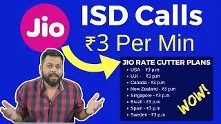 Reliance Jio ISD Calling @ Just ₹3 Per Min | ISD Rate Cutter Plans
