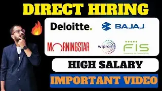 Deloitte Freshers New hiring Announced | Bajaj, Wipro, FIS, Morningstar, Amazon Jobs | Register Now