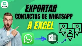 C&oacute;mo exportar contactos de WhatsApp a Excel f&aacute;cilmente | M&eacute;todo r&aacute;pido y f&aacute;cil