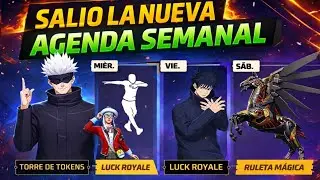 LLEGO! NUEVA AGENDA SEMANAL FREE FIRE ENERO 2026 SATORU GOJO TORRE, FUSHIGURO OFERTA ESPECIAL 