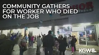Portland community holds vigil for liquor store worker who died on the job