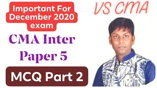 CMA Inter ! Financial A/cs !! MCQ Part 2 !! Bit Question