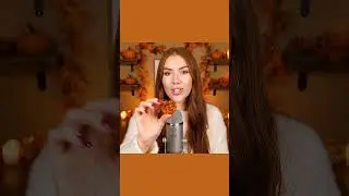 🎃🍏 Pumpkin Spice Caramel Apple Crunch ASMR 🎧