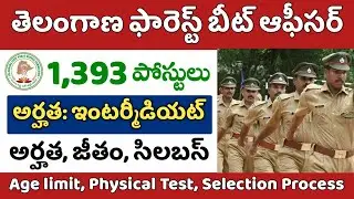 TSPSC Forest Beat Officer Recruitment 2022 | Age limit, Qualification, Syllabus, Physical Test