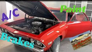 1968 Chevy El Camino Part 2 - Brakes Broke - A/C Broke - Bad Paint - Can I Fix It All??? -  UNR 189