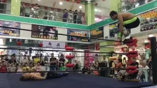 ASH SILVA (mkw) vs M.A. (Cwe) Highlights Chinese Pro wrestling (August 8,2016)