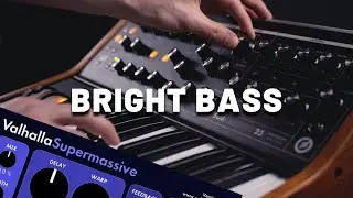 Bright Bass Sound with Moog Subsequent 25 [Synthesizer Demo] (No Talking)