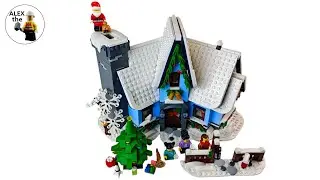 LEGO ICONS 10293 speed build and play - Santa's Visit - Winter Village Collection