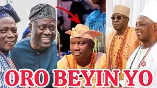 Alaafin React as Seyi Makinde Inaugurates Olubadan Chairman Of Council Of Obas