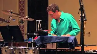 Synchronicity Piano and Percussion duo premiere Rant I by Joshua Rosenblum
