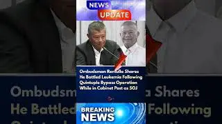 Ombudsman Jesus Crispin Remulla Reveals Leukemia Diagnosis After Major Heart Surgery