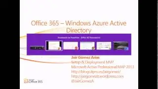 Office 365 - Windows Azure Active Directory