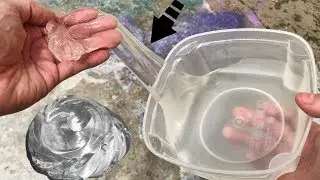 HAZ SLIME DE AGUA 💦 PROBANDO RECETAS DE SLIME TRANSPARENTE!