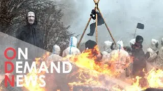 Climate Protesters CLASH with Police at CONDEMNED German Village