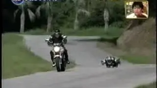Rollerman in Japan MOTO speed challenge