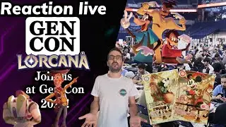 NUBBIPRO e altri CONTENT CREATOR reagiamo alla LIVE DEL GENCON2025 #lorcana #ravensburg #ita