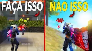 Como MELHORAR o RUSH no FREE FIRE MOBILE (nunca fa&ccedil;a isso se quiser rushar bem)