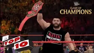 WWE TOP 10 CLASH OF CHAMPIONS 2016 MOMENTS!