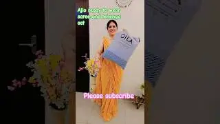 Ajio ready to wear saree| Ajio patywear lehenga set#shorts#shortfeed#ytshorts #youtubeshorts