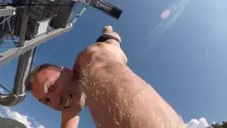 Handstand dive from 10meters platform at Area47.