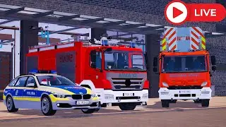 Emergency Call 112 Fire Fighting Simulation - NEW Ladder Truck Mission! 4K