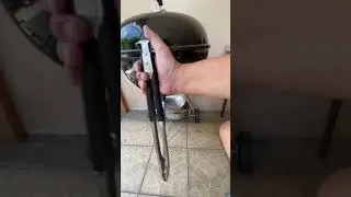 Closeup look on a Weber Premium Tongs